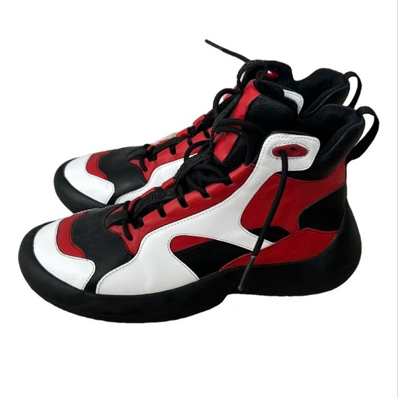 Camper Red and Black High-Top boots - Picture 1 of 5